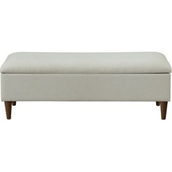 Denton Bench Storage Box Colour: Cream