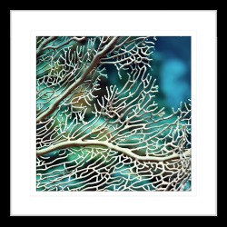 By the Seaside XV Framed Print Frame Colour: Black, Size: Medium Square
