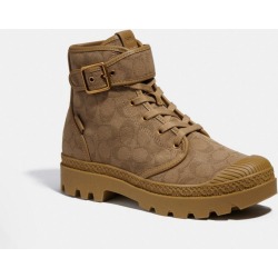 COACH: Bottes mi-hautes Trooper en toile jacquard exclusive - Size 7 D found on Bargain Bro from Coach FR for USD $291.46