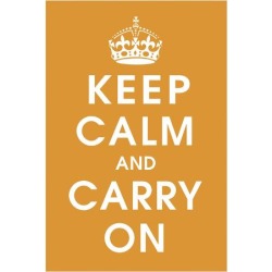 Art Print: Vintage Reproduction's Keep Calm (orange), 26x18in. found on Bargain Bro from Allposters.com for USD $22.80