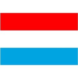 Poster: Luxembourg National Flag Poster Print, 13x19in. found on Bargain Bro from Allposters.com for USD $7.59