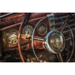 Poster: Arens' Old Buick Eight Dashboard, 24x16in.