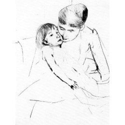 Poster: Mary Cassatt The Ill Child Art Sketch Poster, 19x13in. found on Bargain Bro from Allposters.com for USD $7.59