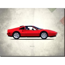 Stretched Canvas Print: Ferrari 328GTS 1987 by Mark Rogan: 40x54in found on Bargain Bro Philippines from Art.com for $210.00