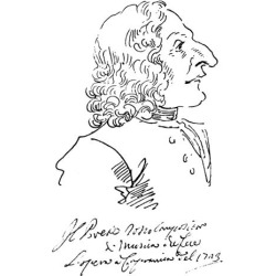 Giclee Print: Caricature of Composer Antonio Vivaldi, 1723 by Pier Leone Ghezzi: 12x9in found on Bargain Bro from Art.com for USD $19.00