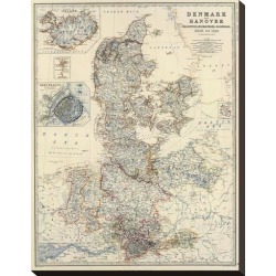 Stretched Canvas Print: Denmark, Hanover Canvas Art by Alexander Keith Johnston: 22x17in found on Bargain Bro Philippines from Art.com for $105.00