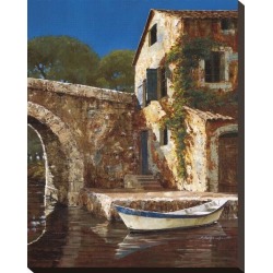 Stretched Canvas Print: Climbing Roses by Gilles Archambault: 20x16in found on Bargain Bro Philippines from Art.com for $100.00