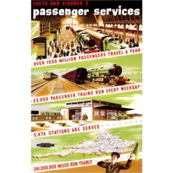 Giclee Print: Facts and Figures, No 1, Passenger Services by Longman: 32x24in found on Bargain Bro Philippines from Art.com for $122.99