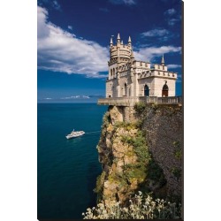 Stretched Canvas Print: Swallow's Nest Castle Yalta: 54x36in found on Bargain Bro Philippines from Art.com for $275.00
