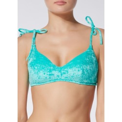 Top Biquíni Top Veludo Monica - Verde P