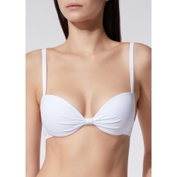 Top Biquíni Push Up Graduado Indonesia - Branco P