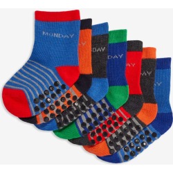 Joe Fresh Baby Boys' 7 Pack Socks, Multi (Size 12-24)