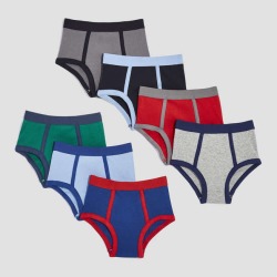 Joe Fresh Toddler Boys' 7 Pack Briefs, Print 1 (Size 5)