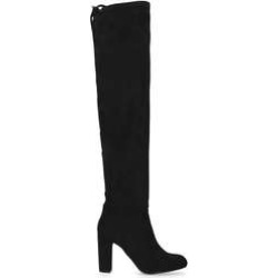 Womens Carvela Kurt Geiger Pace Black High Heel High Leg Boots Heel Over The Knee Boot, 3.5 UK