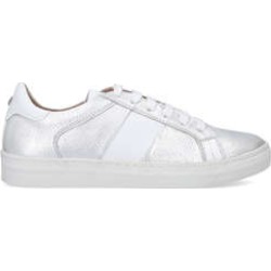 Carvela Jasmine - Metallic Silver Lace Up Trainers