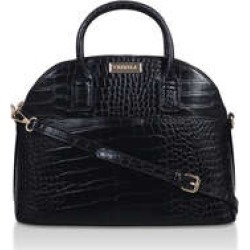 Womens Carvela Jen Kettle Toteblack Croc Tote Bag, No Size