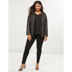 Lane Bryant Women's Bryant Blazer - Sparkle 16 Gold Sparkle