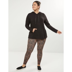 Lane Bryant Women's Livi Active French Terry Hoodie 22/24 Black