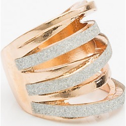 Le Chateau - Glitter & Metal Ring