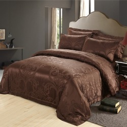 19 Momme Seamless Silk Bedding Set Cymbidium 19 Momme Seamless Silk Bedding Set Cymbidium