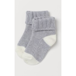 H & M - Knit Socks - Gray