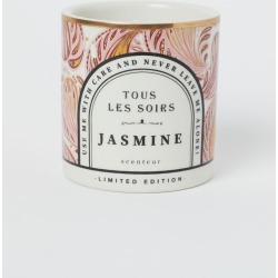 H & M - Scented Candle in Holder - Pink