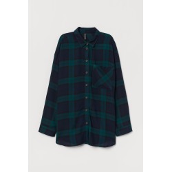 H & M - Checked Shirt - Green