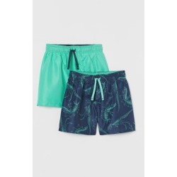 H & M - 2-pack Swim Shorts - Blue
