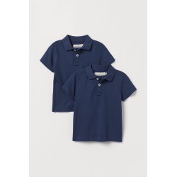 H & M - 2-pack Polo Shirts - Blue