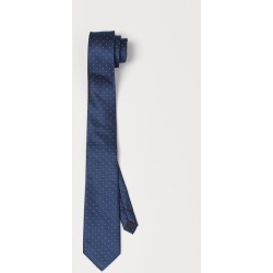 H & M - Dotted Tie - Blue