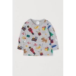 H & M - Long-sleeved Shirt - Gray