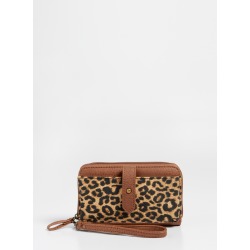 Leopard Phone Case Wristlet