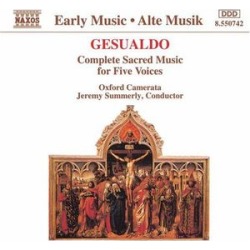 Sacred Music for 5 Voices