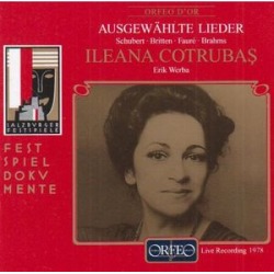 Selected Lieder: Schubert, Britten, Faure, Et Al
