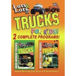 Lots And Lots Of Trucks For Kids: 2 Complete Programs!