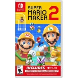 Super Mario Maker 2 + Nintendo Switch Online Bundle for NintendoSwitch