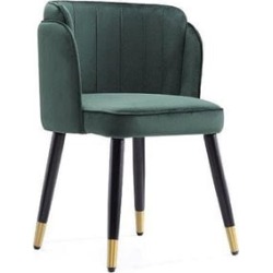 Zephyr Velvet Dining Chair in Hunter Green found on Bargain Bro from Cymax for USD $221.15