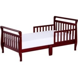 Dream On Me Sleigh Toddler Bed in Cherry