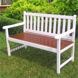 Highland 48-inch Acacia Garden Bench found on Bargain Bro from Cymax for USD $158.07