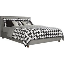 Atlin Designs Queen Upholstered Bed in Gray