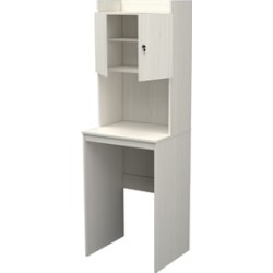 Trent Home Engineered Wood Mini Refrigerator/Microwave Storage Cabinet in Oak