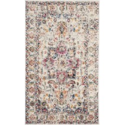Safavieh Madison 3' x 5' Rug in Fuchsia and Ivory found on Bargain Bro Philippines from Cymax for $49.99