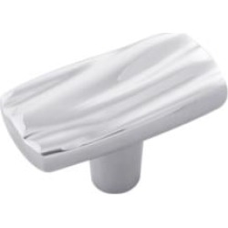 Belwith Keeler B072431 Caspian 2" Solid Brass Rectangular Shaped Cabinet Knob