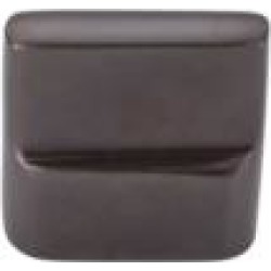 Top Knobs M1502 Aspen 1 3/8" Cast Bronze Designer Shaped Flat Sided Cabinet Knob in Medium Bronze