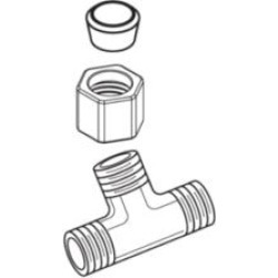 Moen 124652 Ferrule Hardware Kit for Two Handle Bidet Faucet