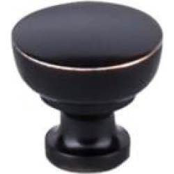 Top Knobs M1902 Nouveau III 1 1/4" Zinc Alloy Mushroom Shaped Bergen Cabinet Knob in Tuscan Bronze