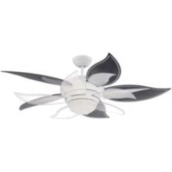 Craftmade BL52W Bloom 10 Blades 52" Indoor Ceiling Fan with Lighting Kit and Remote Control in White