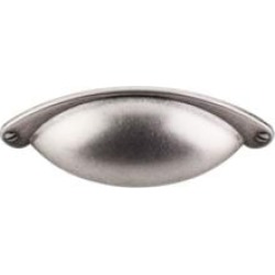 Top Knobs M409 Somerset 2 1/2" Center to Center Zinc Alloy Cup Cabinet Pull in Pewter Antique