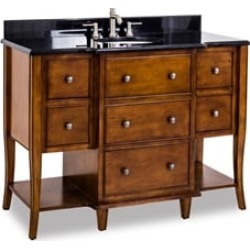 Hardware Resources VAN081-48-T Philadelphia Refined Vanity with Preassembled Top and Bowl from Lyn Design