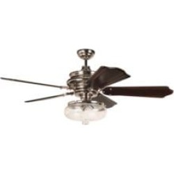 Craftmade K11262 Townsend 5 Blades 56" Indoor Ceiling Fan with Incandescent Light Kit in Classic Ebony